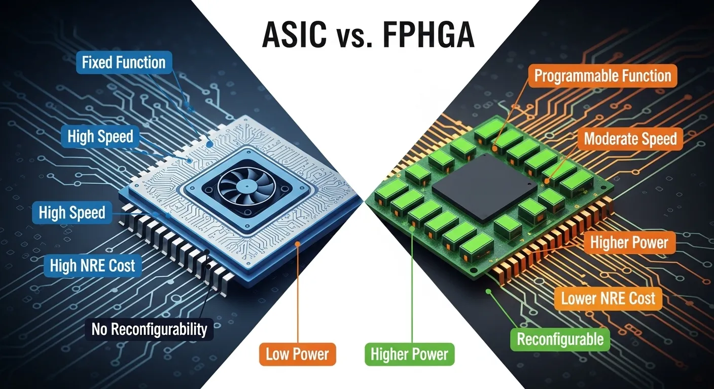 Difference Between ASIC and FPGA