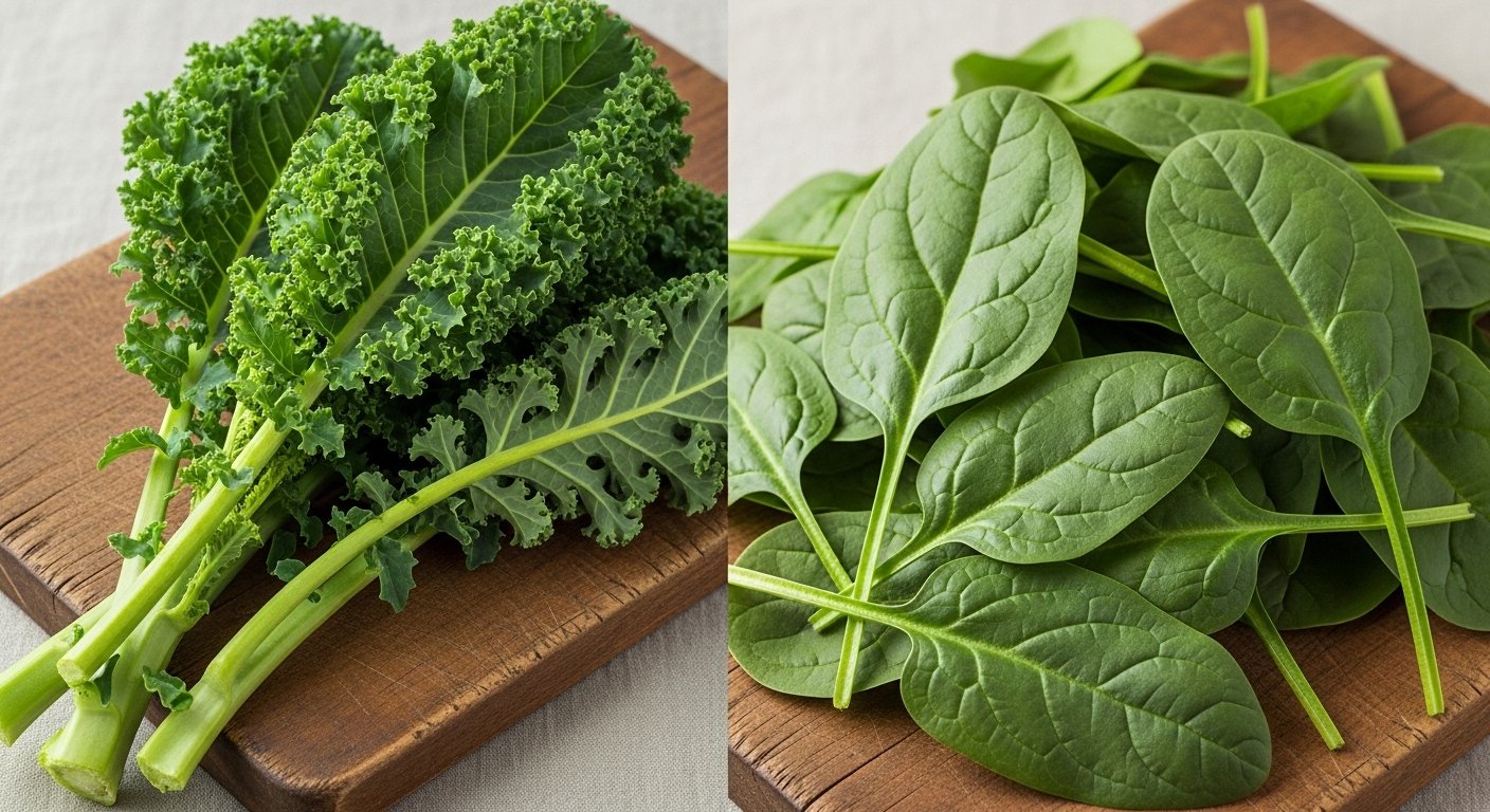 Difference Between Kale and Spinach