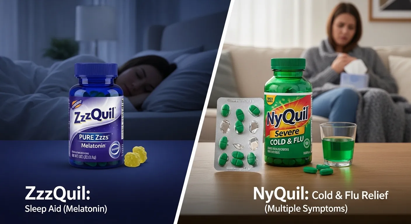 Difference Between ZzzQuil and NyQuil