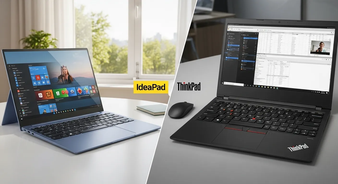Difference between IdeaPad and ThinkPad