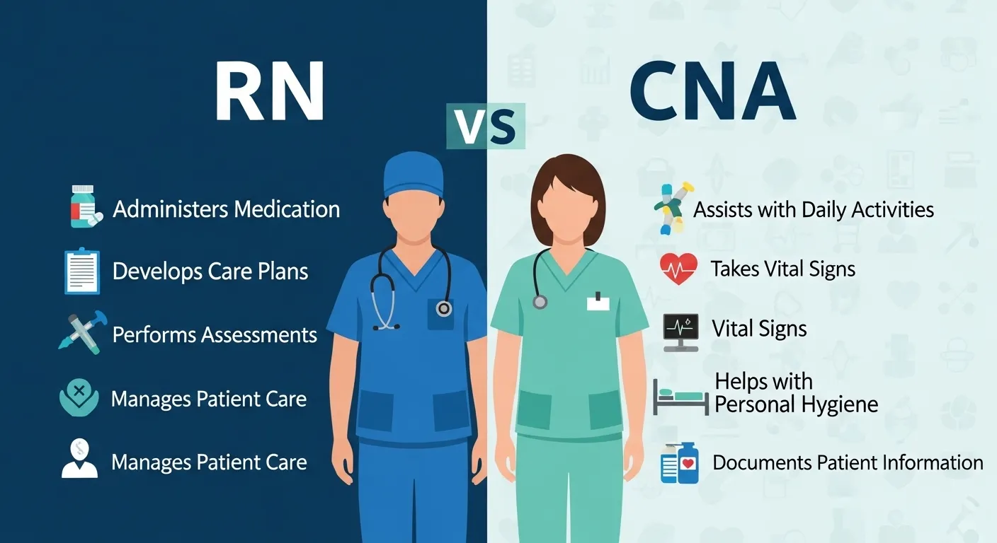 Difference Between RN and CNA