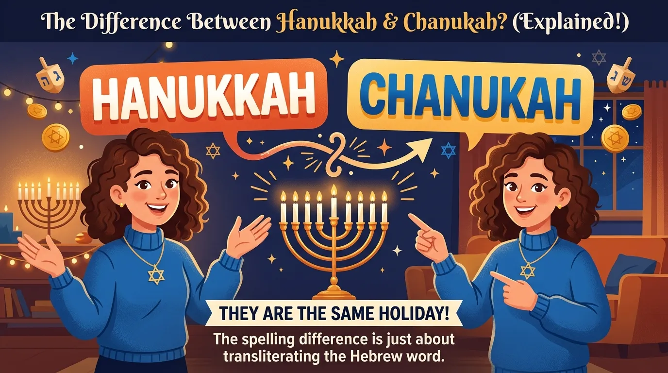 Difference-Between-Hanukkah-and-Chanukah
