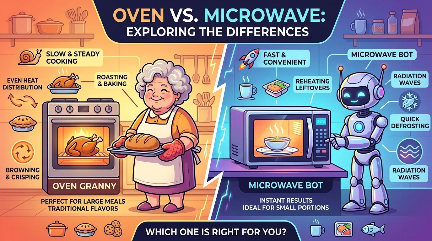 Difference-Between-Oven-and-Microwave