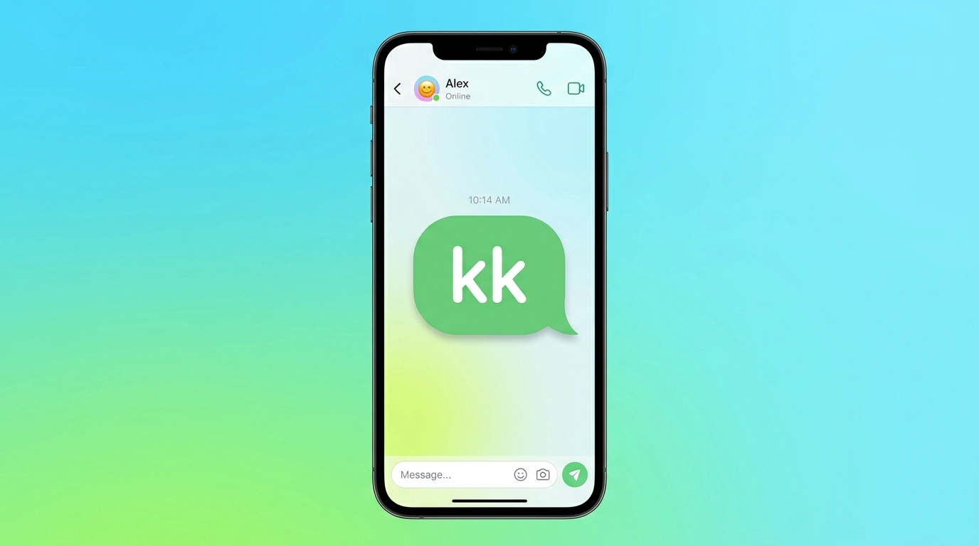 Kk Meaning in Text