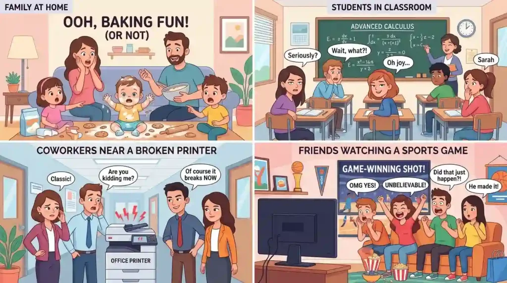Real Life Examples of "You Don't Say"