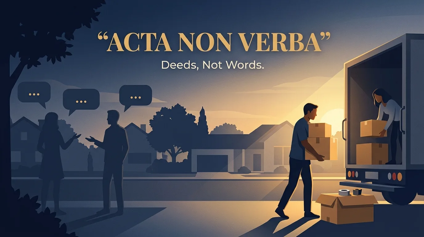 Acta Non Verba Meaning