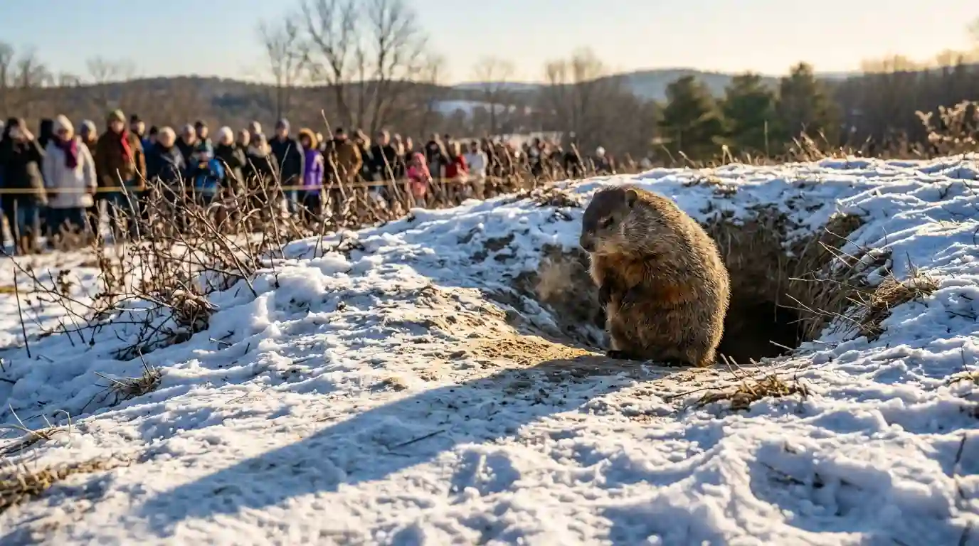 Groundhog Sees Shadow Meaning